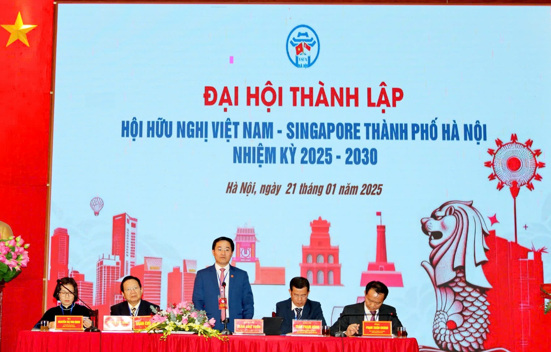 Establishment of the Vietnam-Singapore Friendship Association in Hanoi