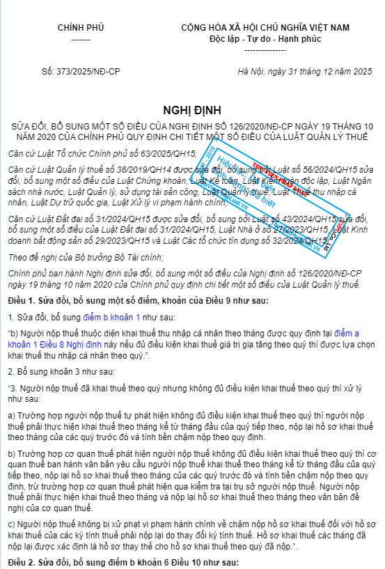 Government Informationย Guidance on Handling Cases Where Taxpayers Have Declared Taxes Quarterly but Are Not Eligible